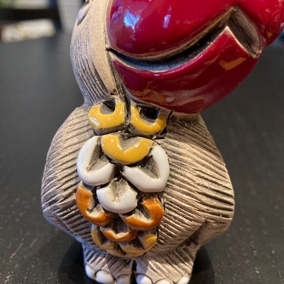 Vintage AR Figurine Artesania Rinconada PARROT Bird PAPAGAYO Retired Uruguay - Picture 14 of 16